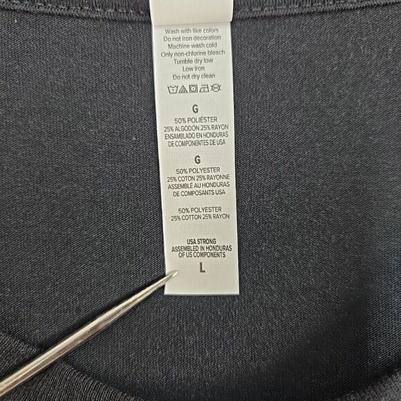 Black Rifle Coffee T-Shirt Black Short Sleeve Men's L Army Green Logo Chest Gun - Picture 5 of 7